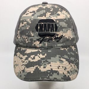 NAPA Racing Digital Camo Hat Baseball Cap with hook and loop backstrap